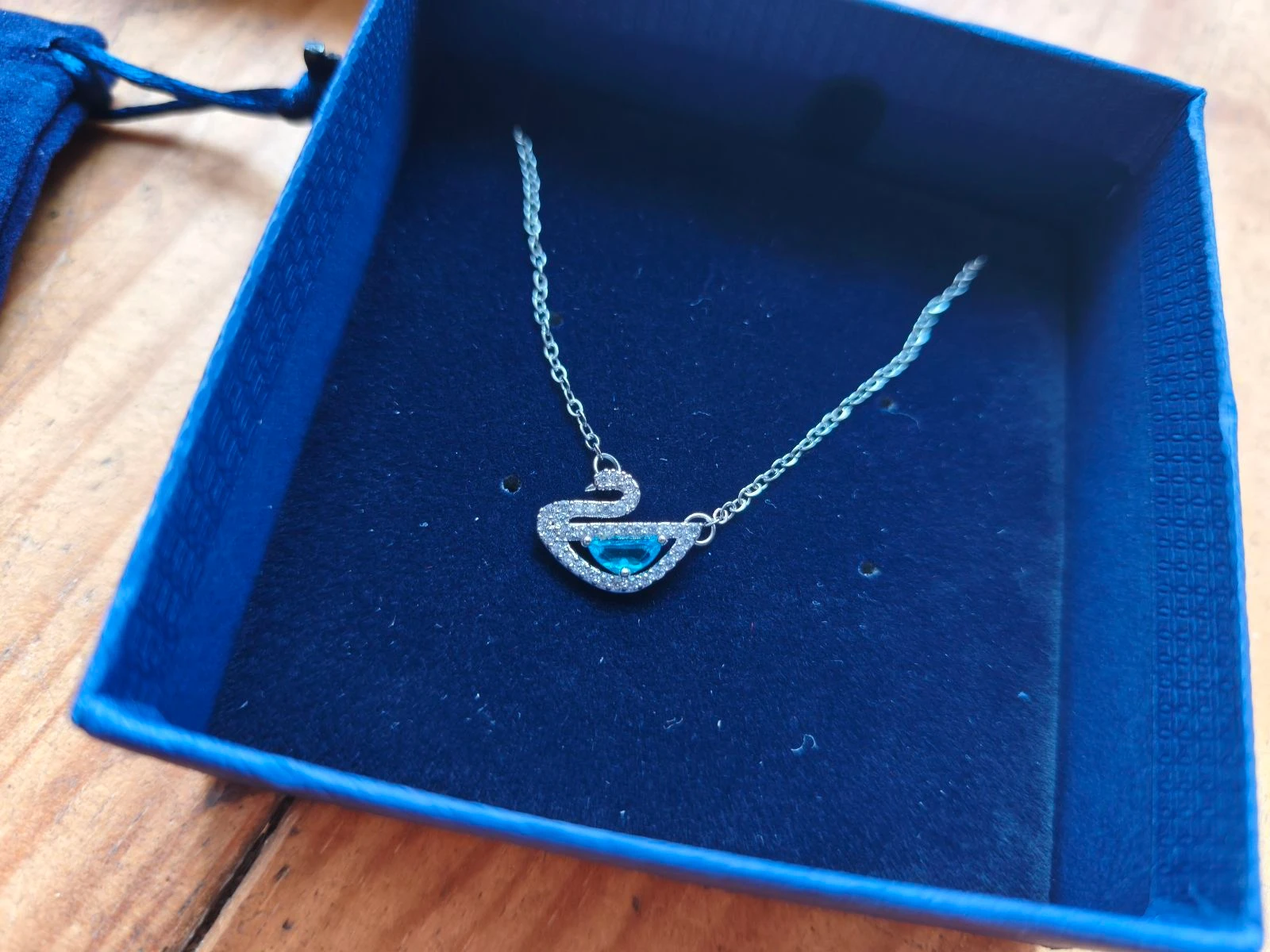 Swarovski Cisne Azul Colare – photo 3